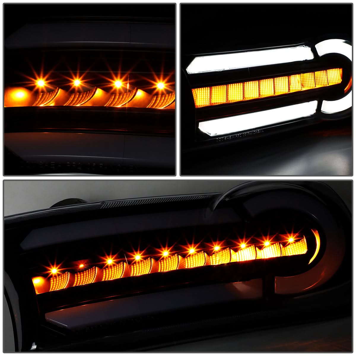 07-14 Toyota FJ Cruiser 3D LED DRL Bumper Lights - Black/Smoke/Clear