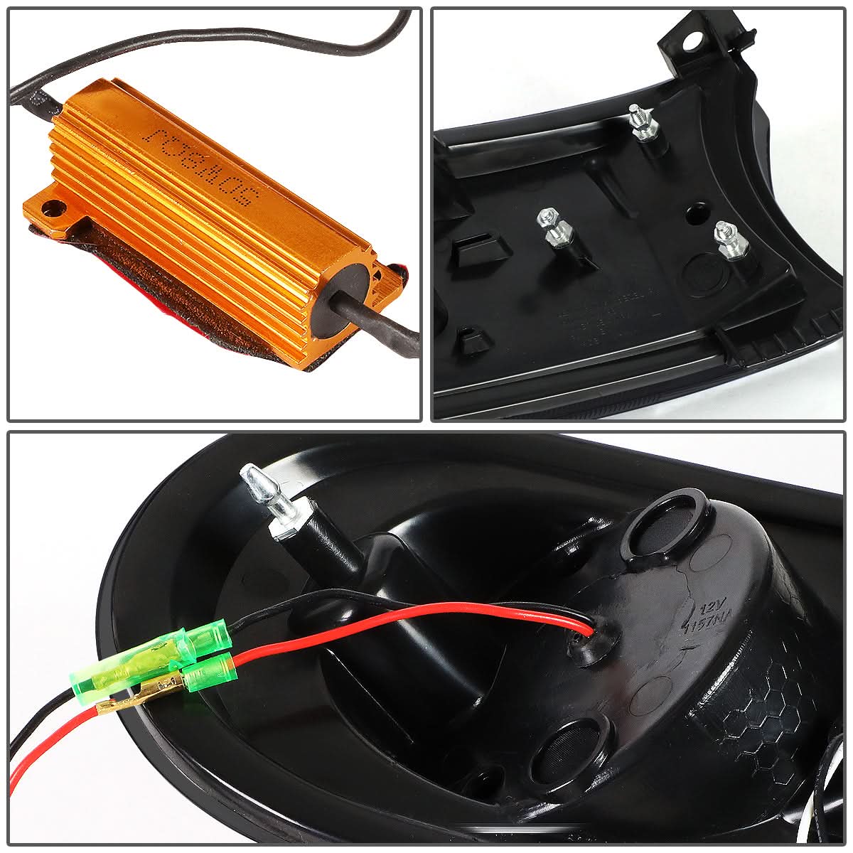 07-14 Toyota FJ Cruiser 3D LED DRL Bumper Lights - Black/Smoke/Clear