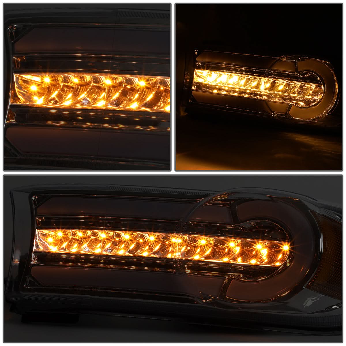 07-14 Toyota FJ Cruiser 3D LED DRL Bumper Lights - Chrome/Smoke/Amber