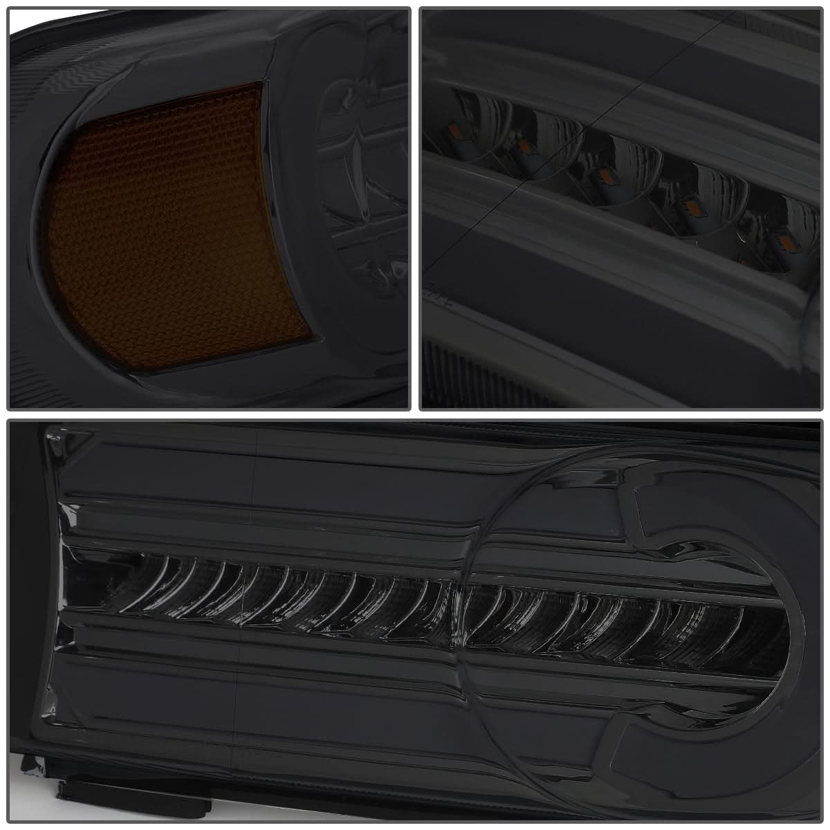 07-14 Toyota FJ Cruiser 3D LED DRL Bumper Lights - Chrome/Smoke/Amber