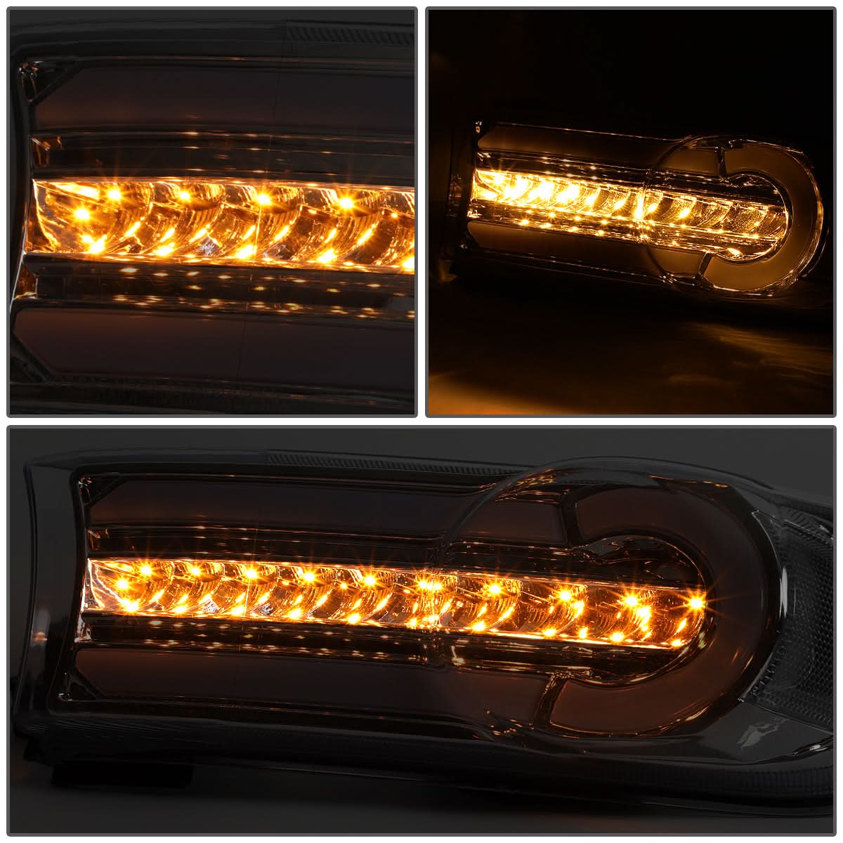 07-14 Toyota FJ Cruiser 3D Style LED DRL Bumper Lights - Chrome/Smoke