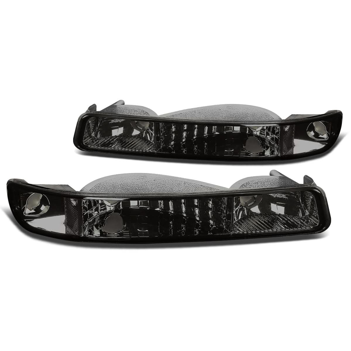 99-07 GMC Sierra/Yukon Smoke Corner Bumper Lights 2PC
