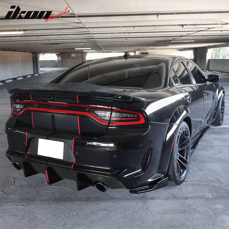 2020-2024 Charger Widebody Rear Diffuser W/ Brake Light PP