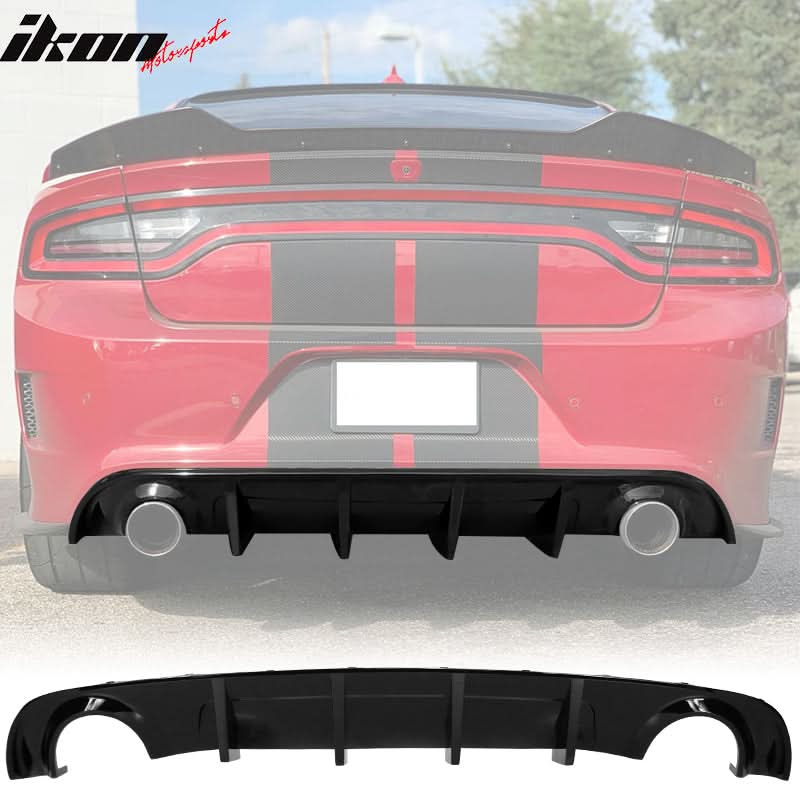 Rear Diffuser Splitter for 2015-2024 Dodge Charger Base SXT  PP