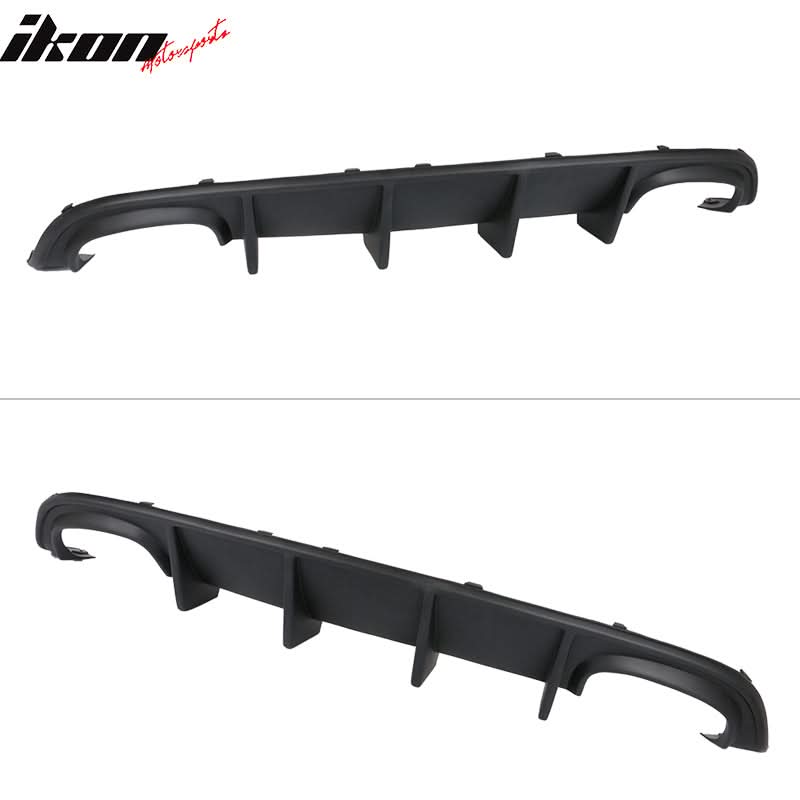 2015-2023 Dodge Charger Rear Bumper Quad Exhaust Rear Lip Diffuser PP