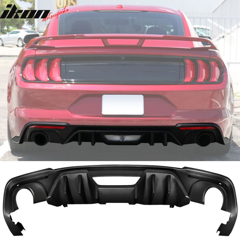 2018-2023 Ford Mustang EcoBoost Rock Rear Diffuser & Muffler Tip
