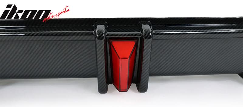 2018-2022 Honda Accord Sport LED Rear Lip Diffuser Carbon Fiber Print