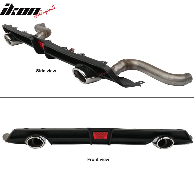 2016-2021 Honda Civic Rear Bumper Diffuser w/ 4in Exhaust Tips