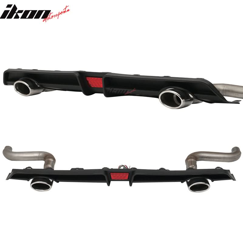 2016-2021 Honda Civic Rear Bumper Diffuser w/ 4in Exhaust Tips