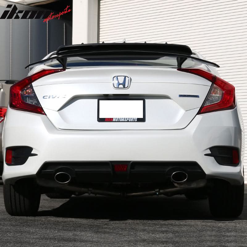 2016-2021 Honda Civic Rear Bumper Diffuser w/ 4in Exhaust Tips