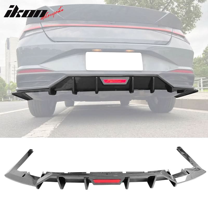 2021-2024 Hyundai Elantra 4DR Rear Bumper Diffuser PP