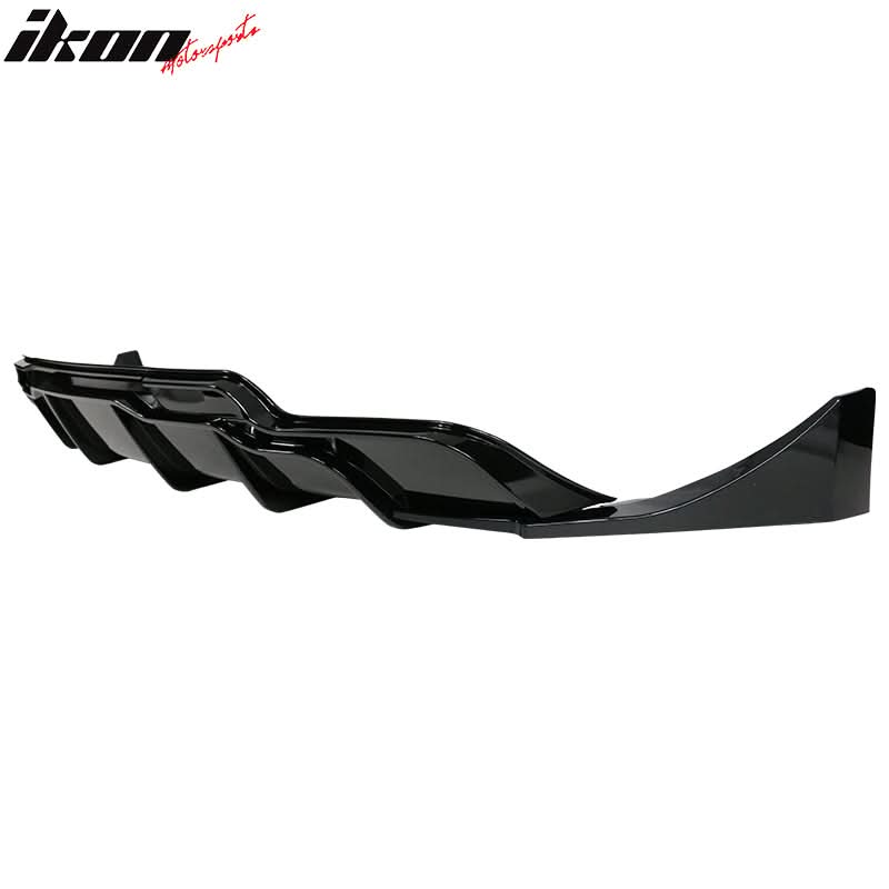 2017-2024 Tesla Model 3 Rear Diffuser with Aprons  IKON Style 3PC