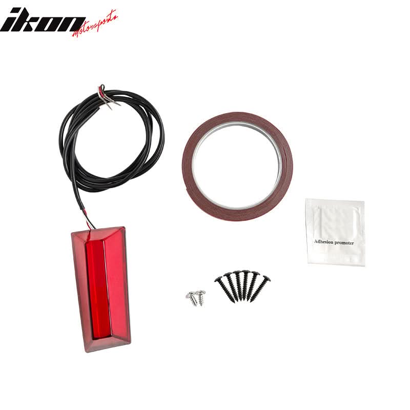 2017-2024 Tesla Model 3 IKON Style Rear Diffuser W/ LED PP