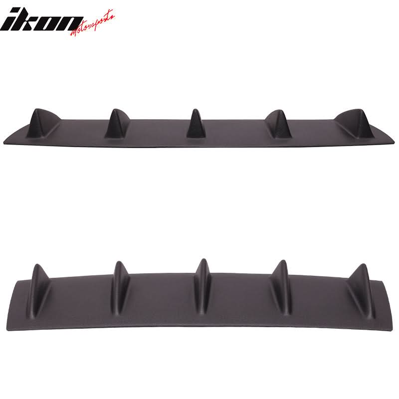 2003-2006 Infiniti G35 2DR V1 Matte Black Rear Bumper Lip Diffuser ABS