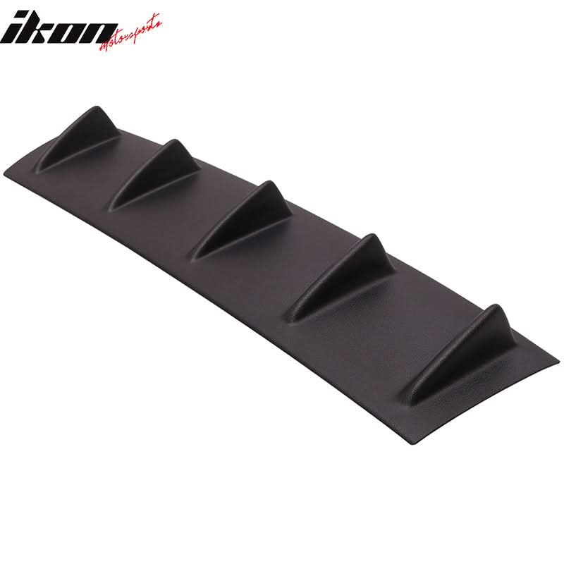 2006-2013 BMW 3 Series V1 Matte Black Rear Bumper Lip Diffuser ABS