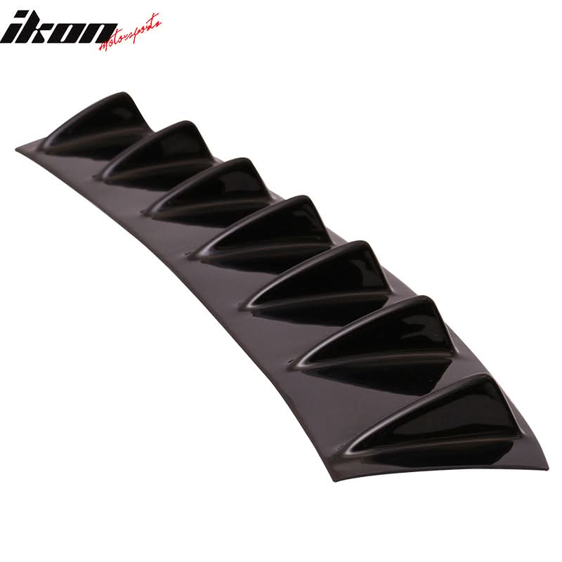 Infiniti G35 M25 M37 Sedan 7Fins Gloss Black Rear Bumper Diffuser ABS