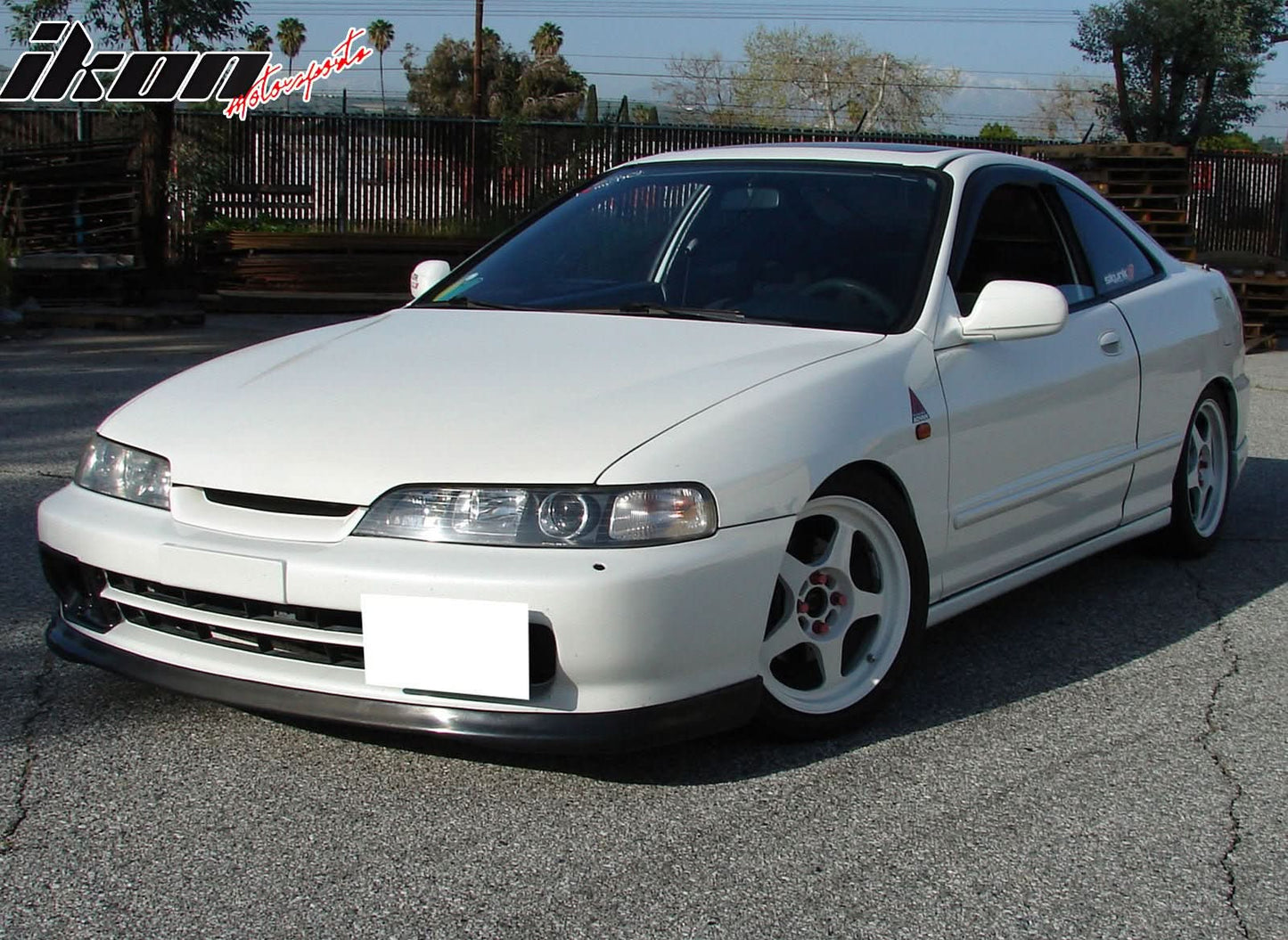 1994-1997 Acura Integra Unpainted Black Front Lip Spoiler Splitter PU