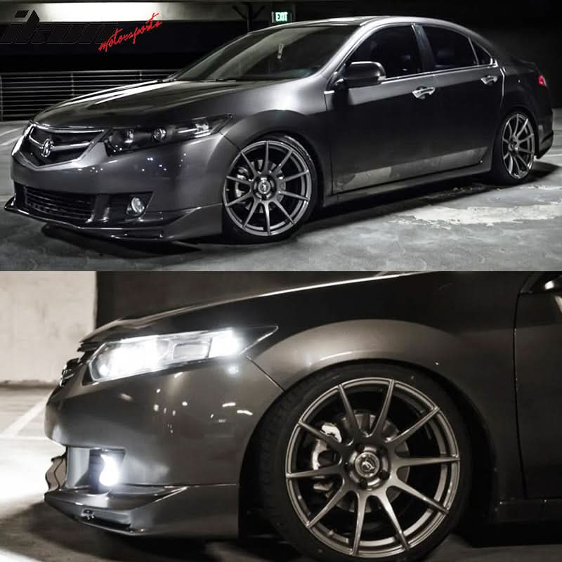 2009-2010 Acura TSX CU1 JDM Style Front Bumper Lip PU Painted