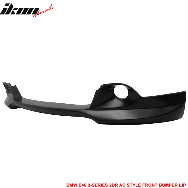2004-2006 BMW E46 3-Series LCI AC Style Unpainted Front Bumper Lip PU
