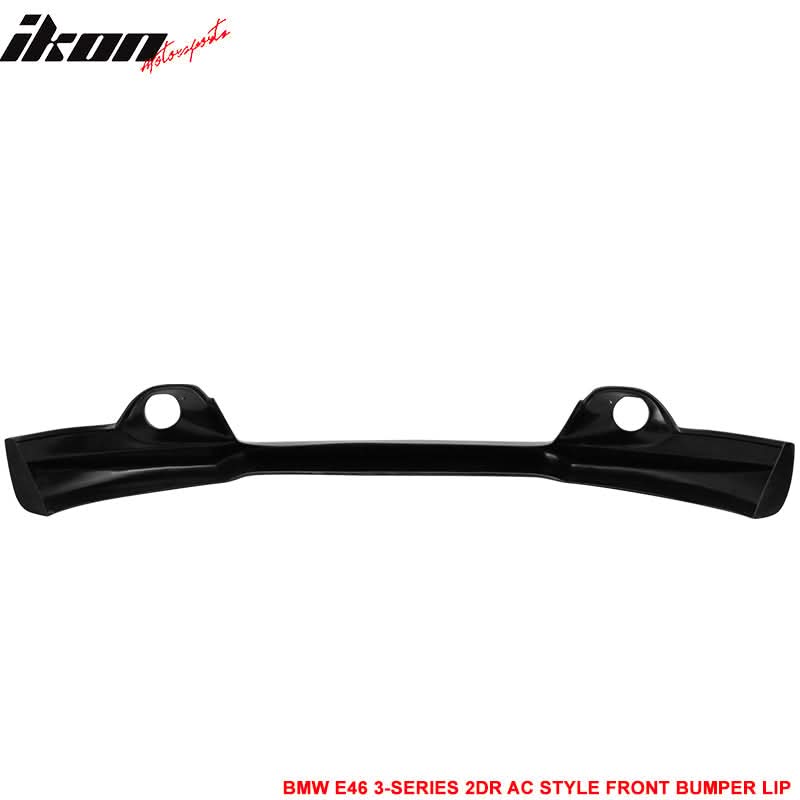 2004-2006 BMW E46 3-Series LCI AC Style Unpainted Front Bumper Lip PU