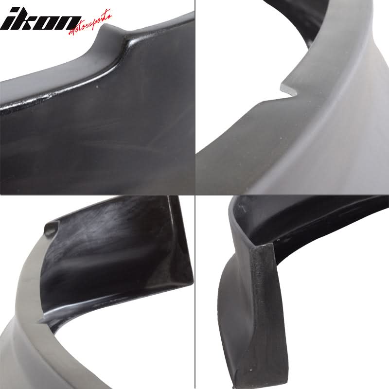 2004-2010 BMW E60 5 Series Sedan Unpainted Black Front Bumper Lip PU