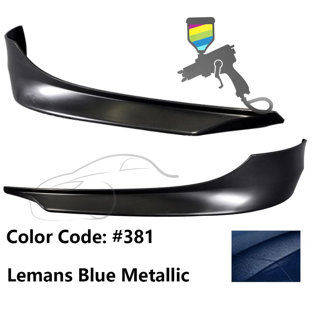 2009-2011 BMW E90 LCI Painted #381 Lemans Blue Metallic Front Splitter