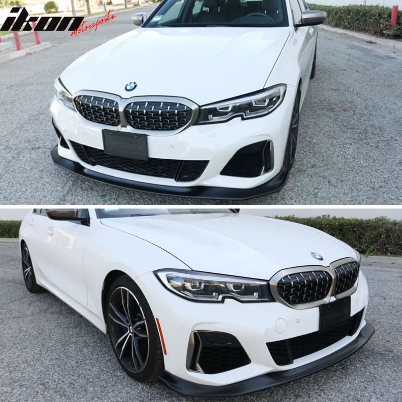 2019-2022 BMW 3 Series G20 M Sport Ikon Front Bumper Lip Painted PP