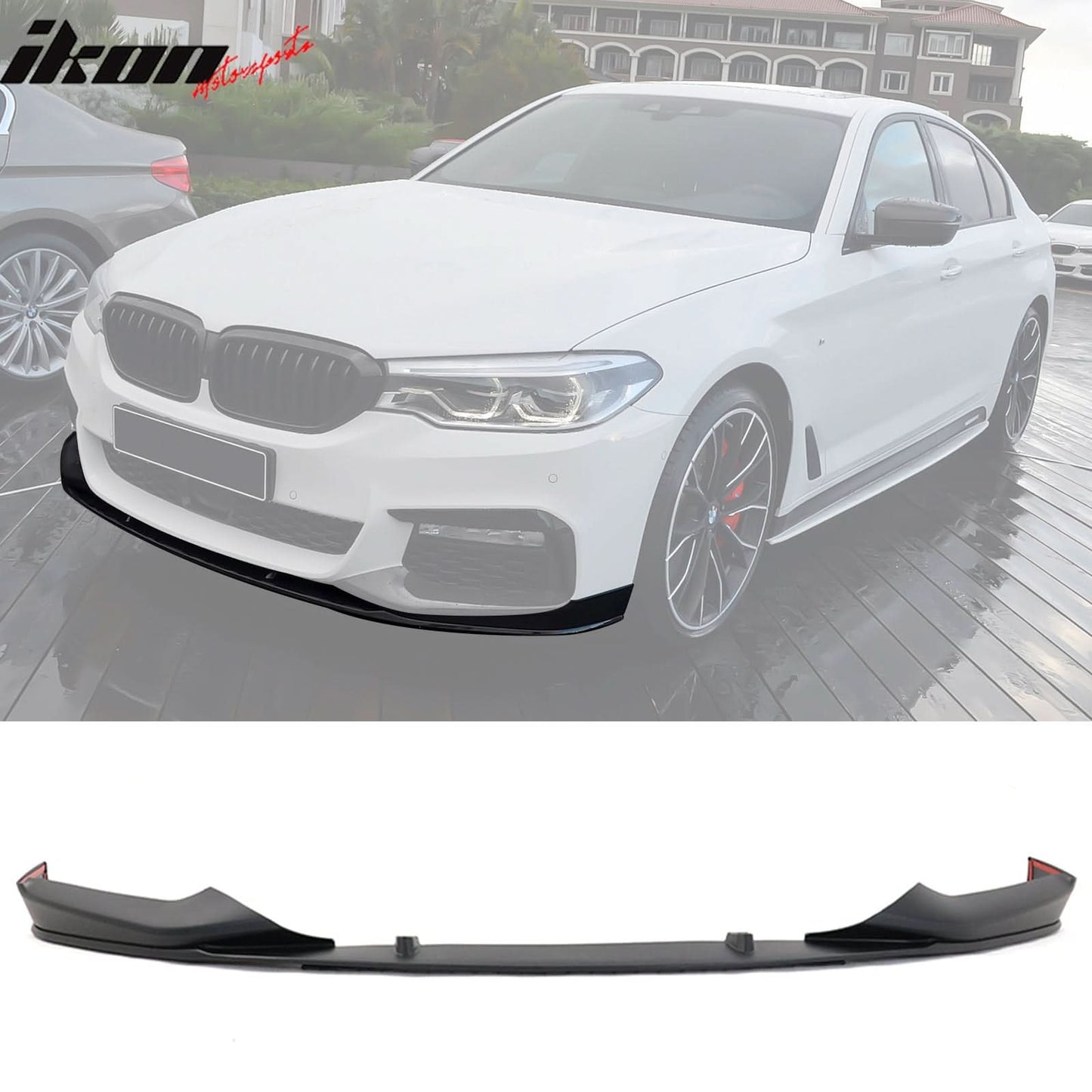 2017-2020 BMW G30 MP Style Front Lip & Side Sill & Type1 Diffuser