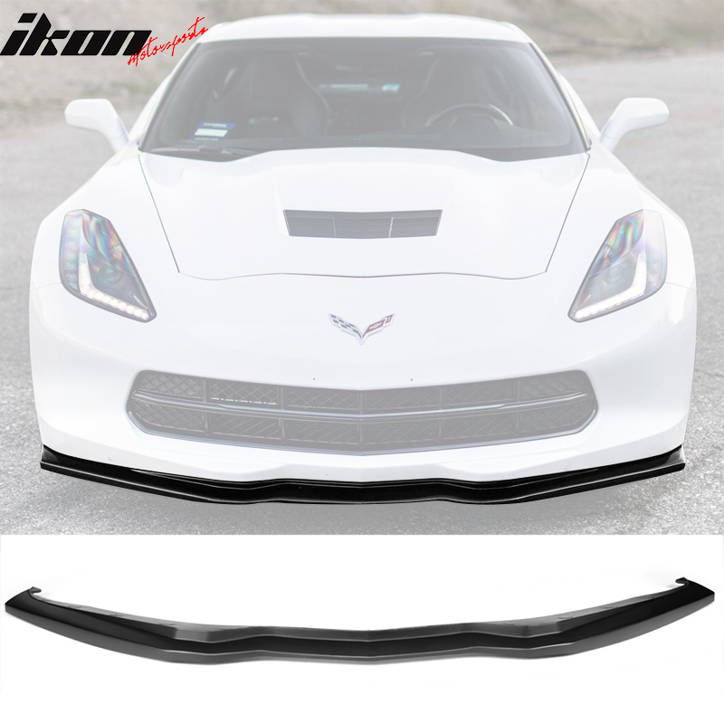 2014-2019 Chevy Corvette C7 Stingray Front Bumper Lip Splitter