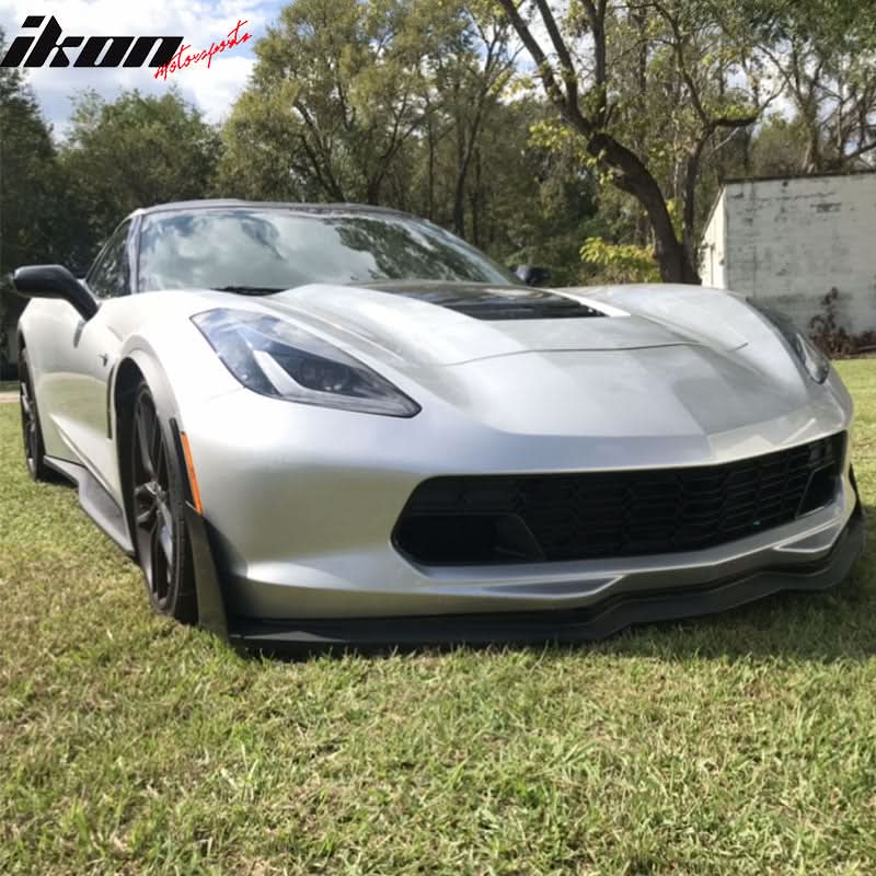 2014-2019 Chevy Corvette C7 Stingray Front Bumper Lip Splitter