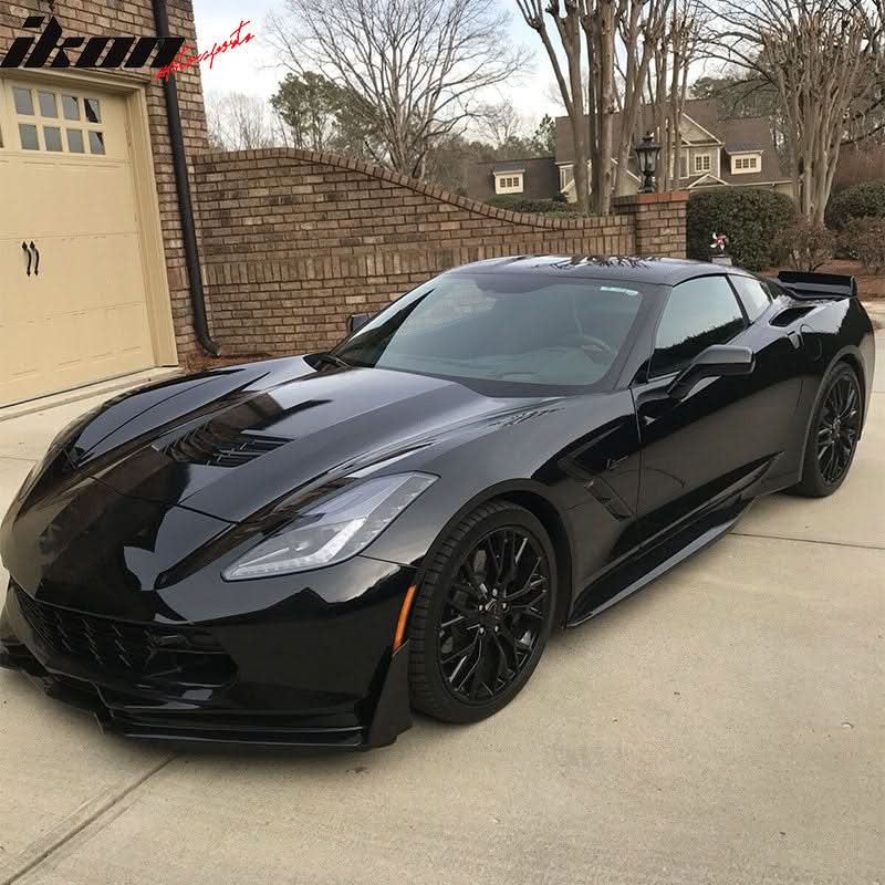 2014-2019 Chevy Corvette C7 Stingray Front Bumper Lip Splitter