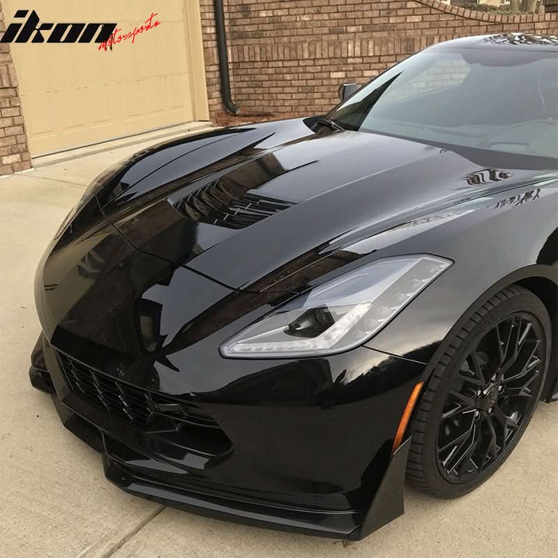 2014-2019 Chevy Corvette C7 Stingray Front Bumper Lip Splitter
