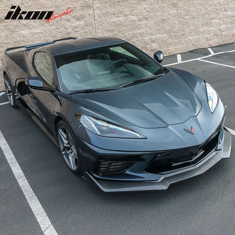 2020-2025 Chevy Corvette C8 5VM Style Front  Lip 5PCS ABS