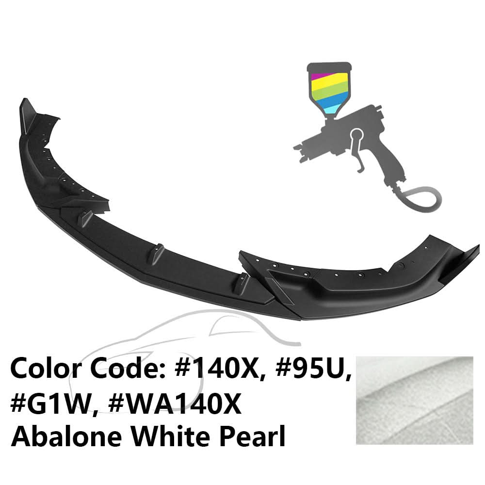 2020-2023 Cadillac CT4 IKON Style Painted Front Bumper Lip PP 3PCS
