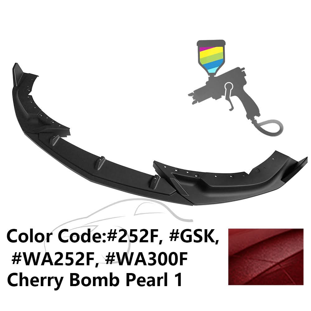 2020-2023 Cadillac CT4 IKON Style Painted Front Bumper Lip PP 3PCS