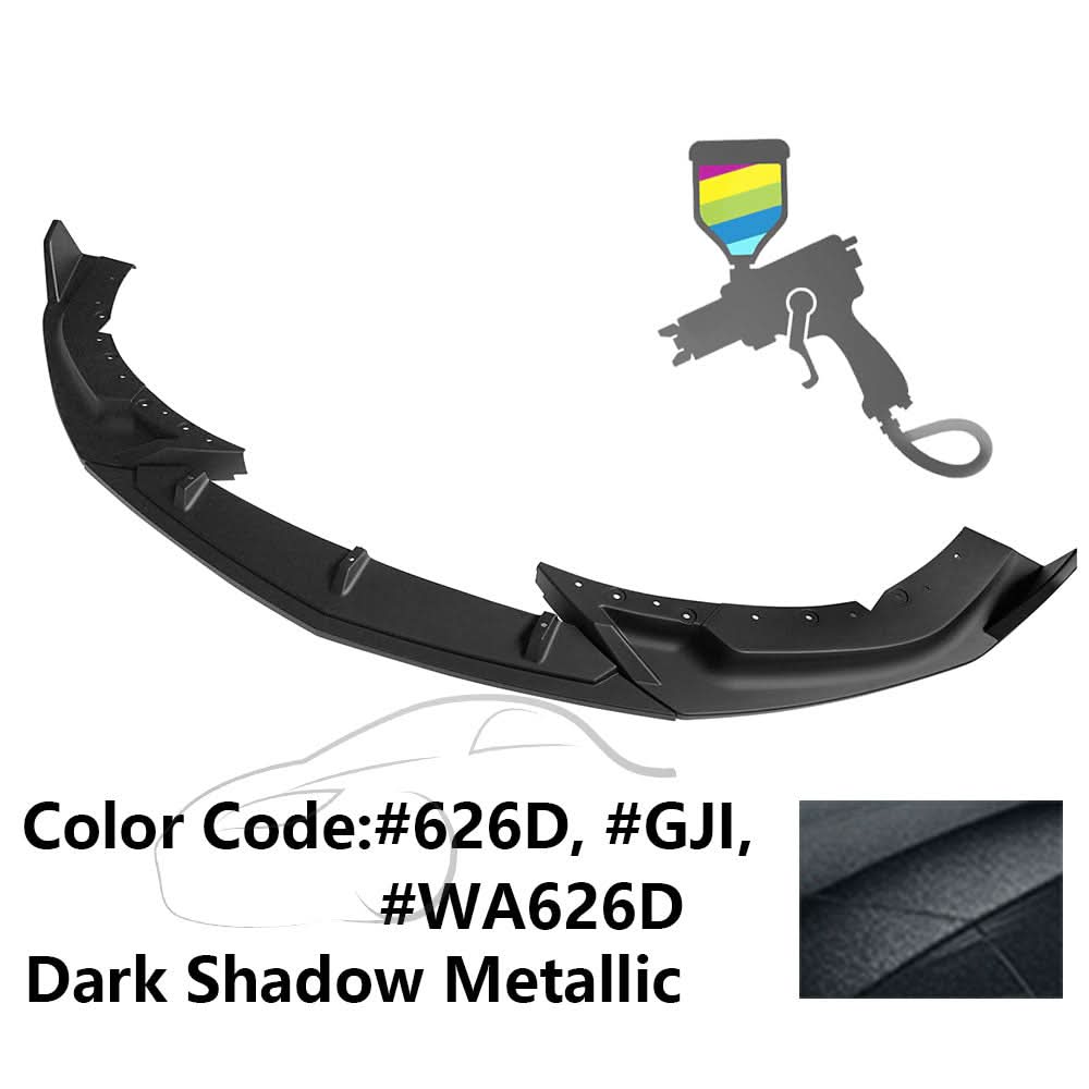 2020-2023 Cadillac CT4 IKON Style Painted Front Bumper Lip PP 3PCS