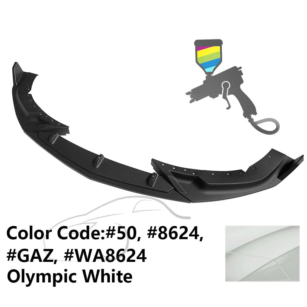 2020-2023 Cadillac CT4 IKON Style Painted Front Bumper Lip PP 3PCS