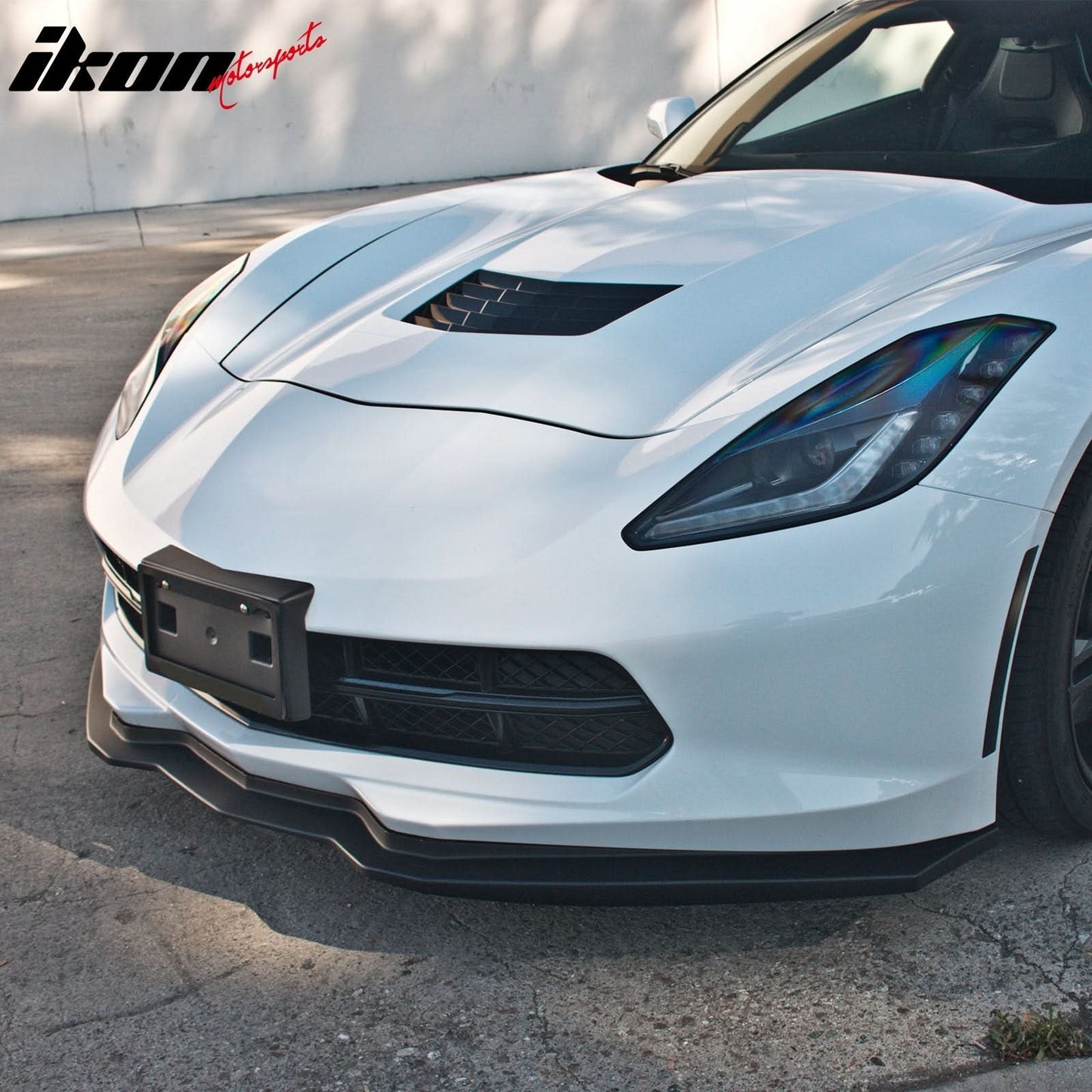 2014-19 Chevrolet Corvette Unpainted Front Lip Splitter Spoiler Kit PU