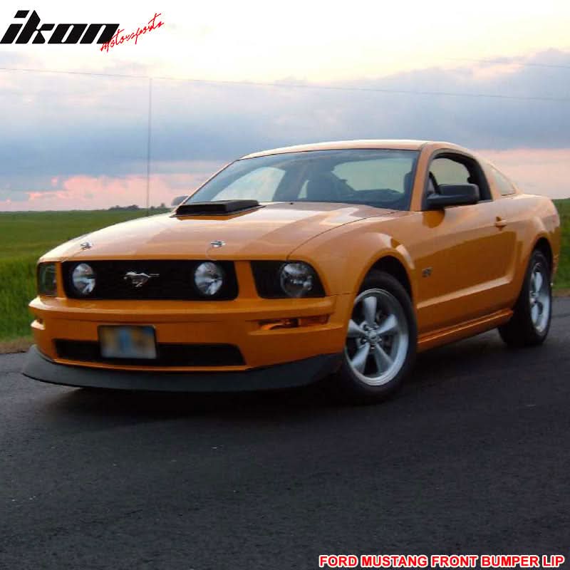 2005-2009 Ford Mustang V8 CV Style Front Bumper Lip Spoiler PU