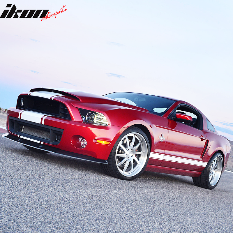 2010-2014 Ford Mustang Shelby GT500 OEM Style Painted Front Bumper Lip