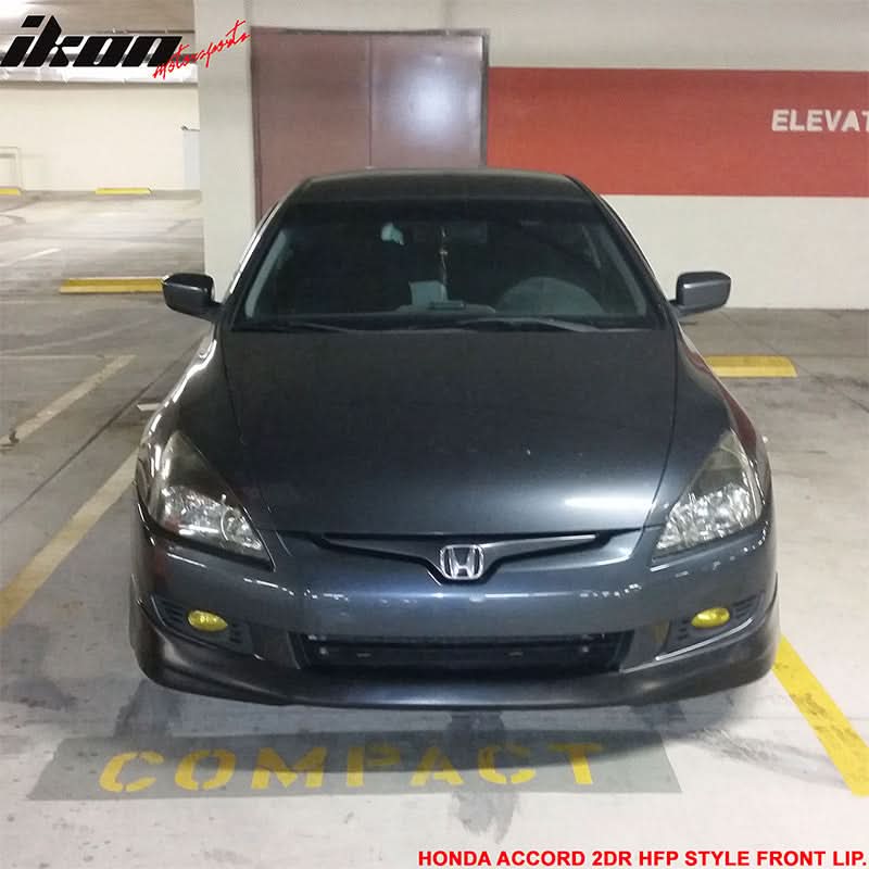 2003-2005 Honda Accord Coupe HFP Style Unpainted Front Bumper Lip PU