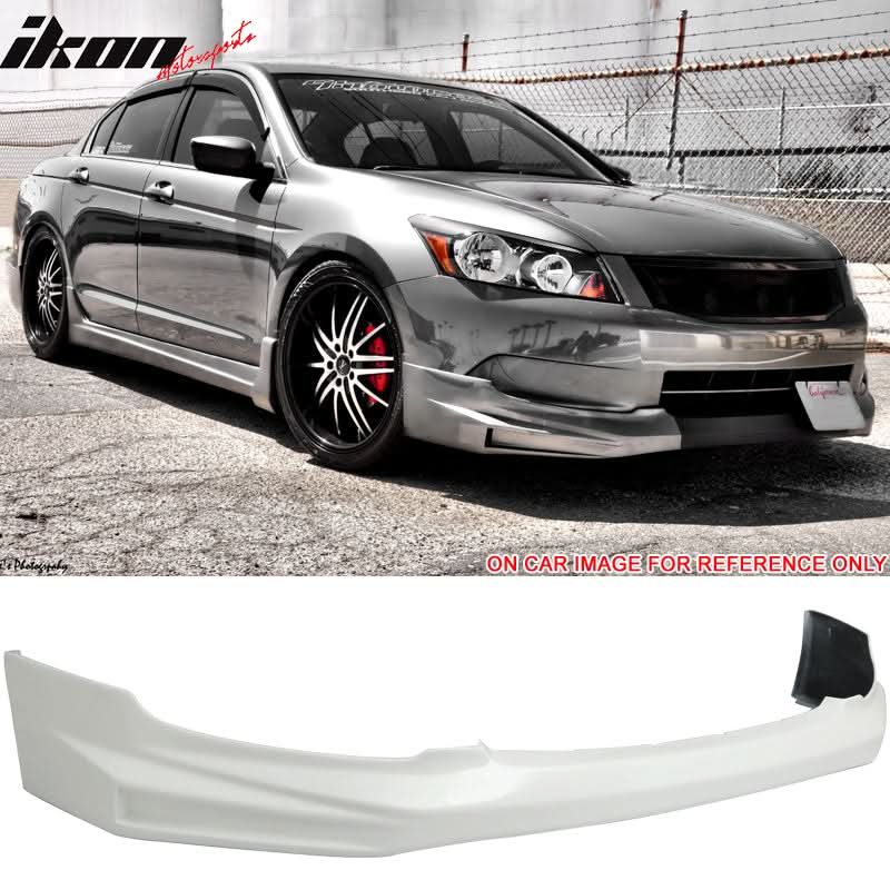 2008-2010 Honda Accord Mugen Style Front Bumper Lip Spoiler PU