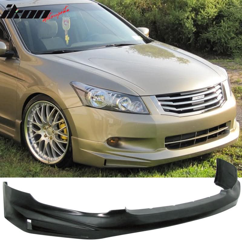 2008-2010 Honda Accord Mugen Style Front Bumper Lip Spoiler PU