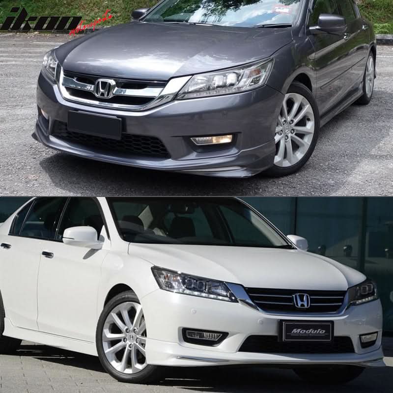 2013-2015 Honda Accord Sedan MD Style Front Bumper Lip PP 4DR