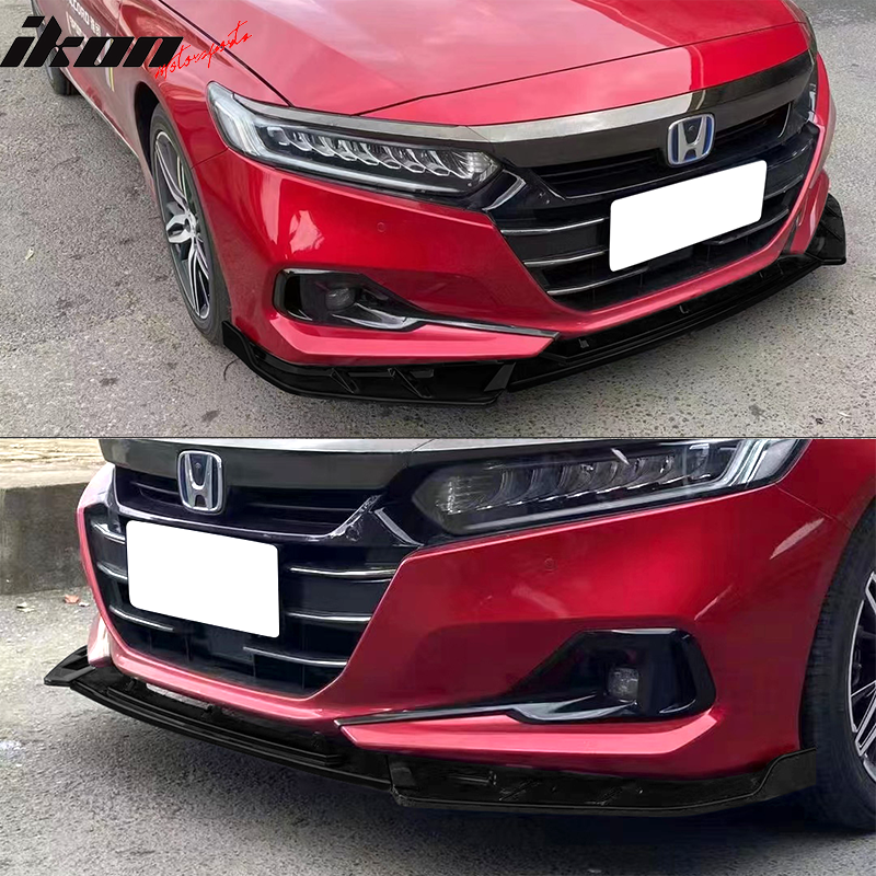 2021-2022 Honda Accord IKON V3 Front Bumper Lip PP