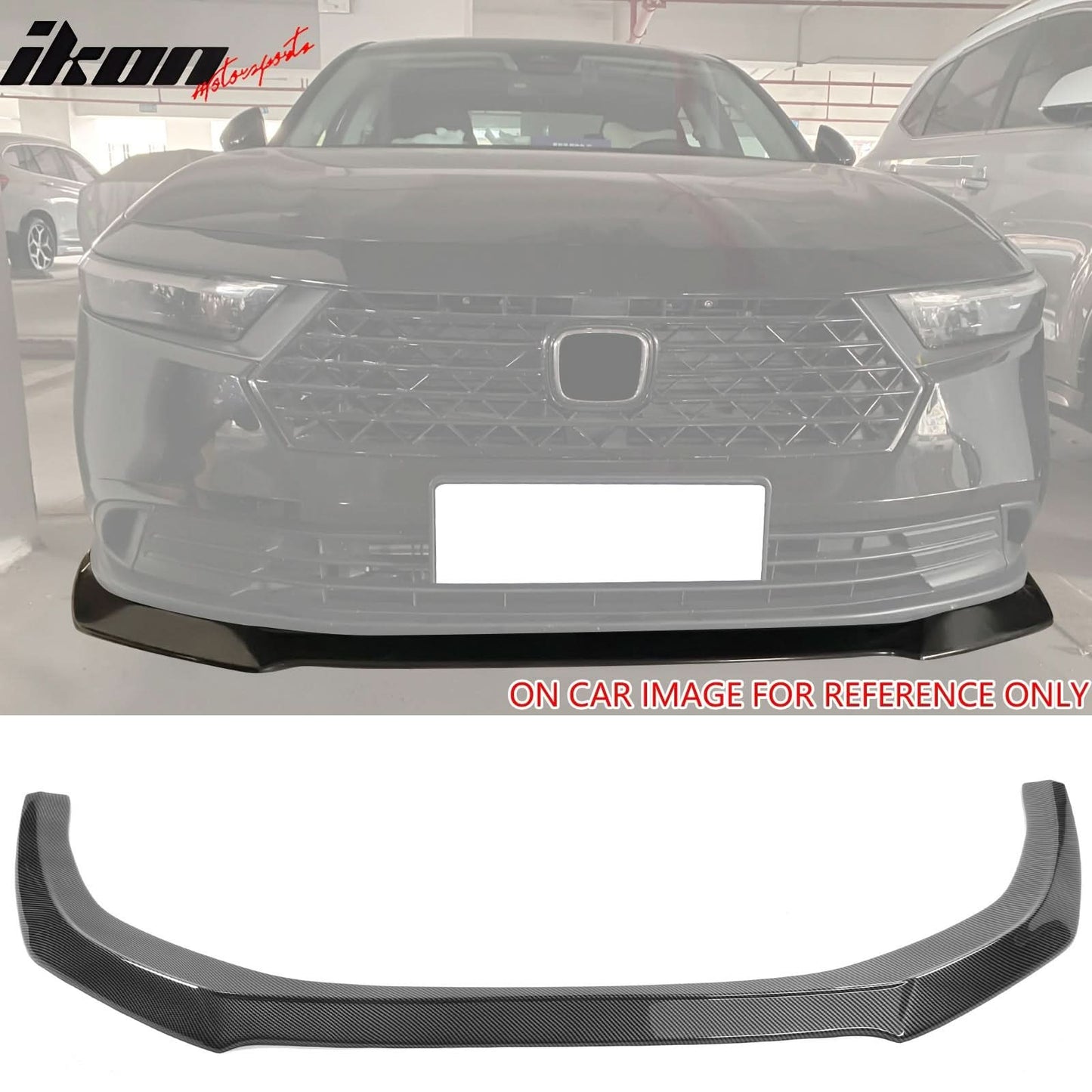 2023-2025 Honda Accord IKON V3 Style Front Bumper Lip ABS
