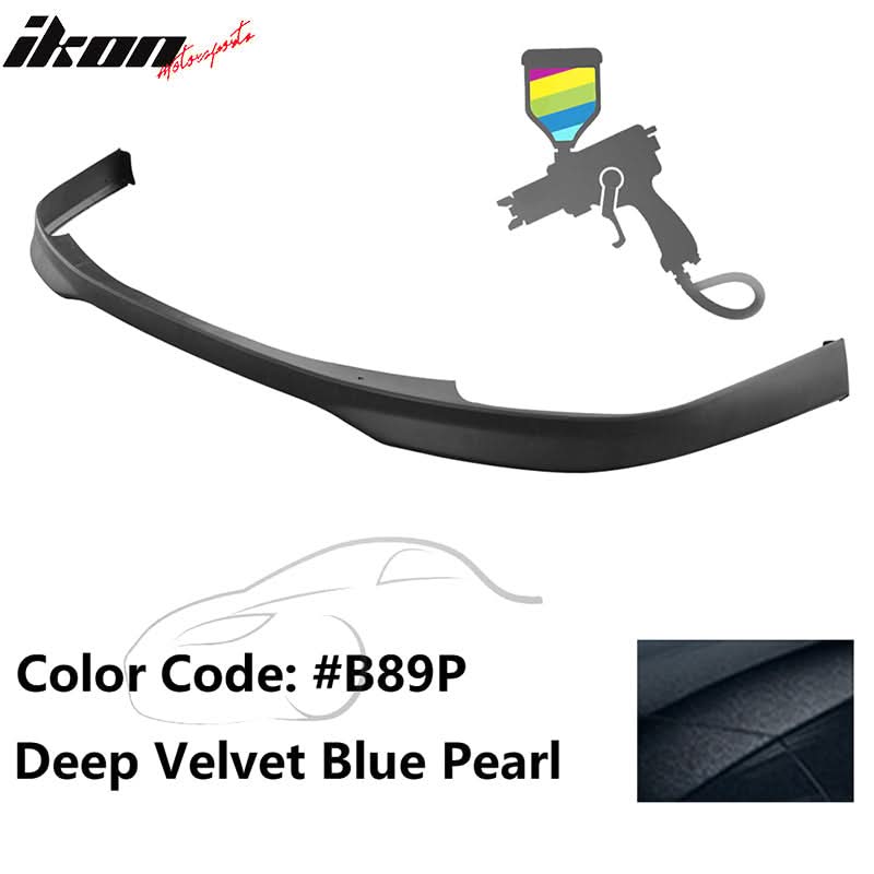 1998-2000 Honda Accord Coupe 2DR T-R Style Painted Front Bumper Lip PP