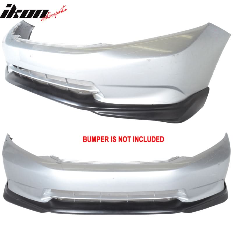 2012 Honda Civic 4Dr Sedan USDM MD Style Front Bumper Lip PU