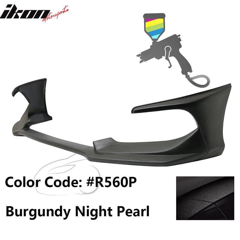 2016-2018 Honda Civic Coupe Sedan AVS Style Painted Front Bumper Lip