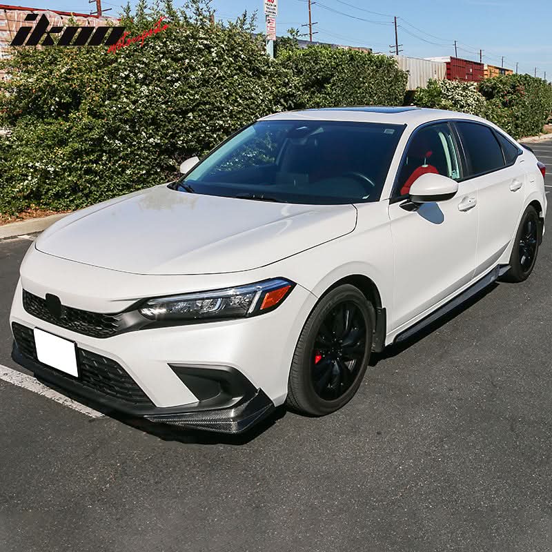 2022-2024 Honda Civic 11th HPD Style 2PC Front Splitters Painted PP